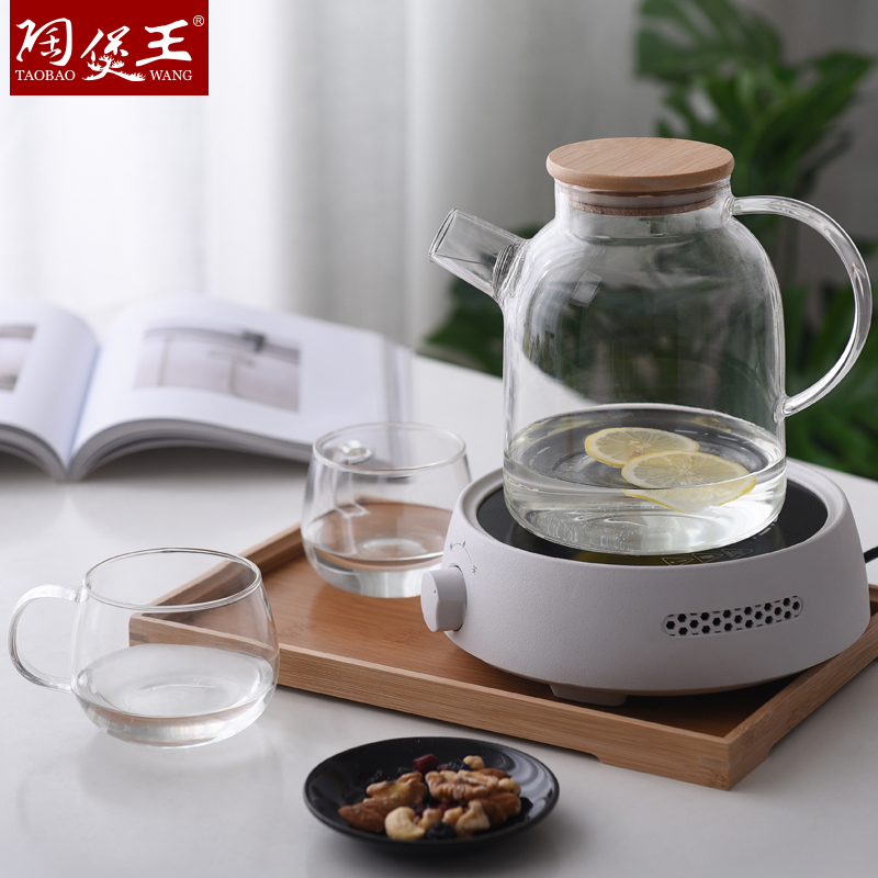 陶煲王高硼耐热电煮玻璃茶壶养生壶家用大容量水果花茶壶茶具套装在类目 餐饮具, 茶具, 茶壶中 - 来自Buy2taobao.com提供专业的淘宝代购服务