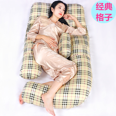 经典格子孕妇枕头u型护腰侧睡枕 多功能侧卧靠枕靠垫托腹抱枕睡枕在类目 孕妇装/孕产妇用品/营养, 妈妈产前产后用品, 护腰枕中 - 来自Buy2taobao.com提供专业的淘宝代购服务