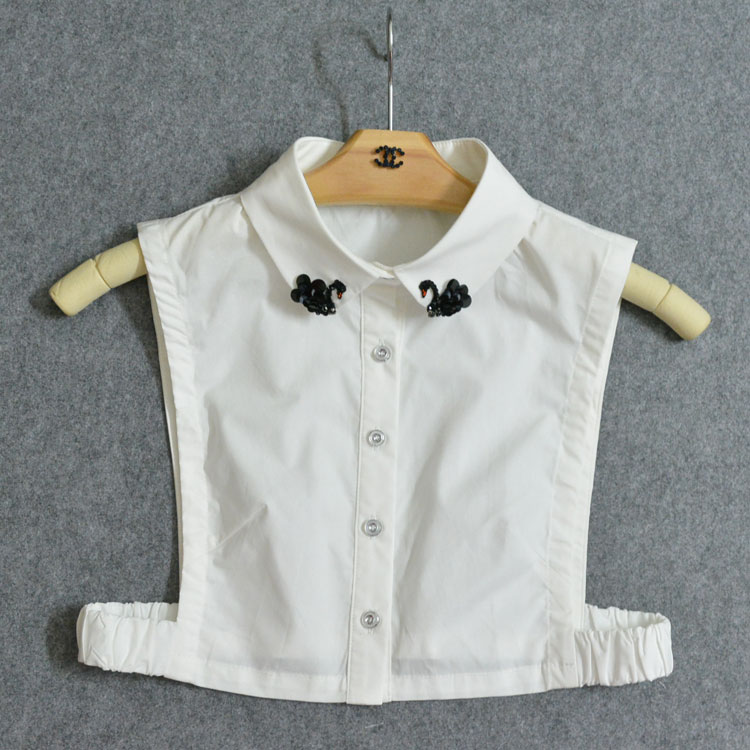 Ya Ying Same item False collar Versatile False collar shirt Collar fashion Black Swan Nail bead Little Neck Shirt collarin the Accessories/Leather belt/Hat/Muffler , Collar accessories , False Collar category - from Buy2taobao.com to provide professional Taobao agent buy service