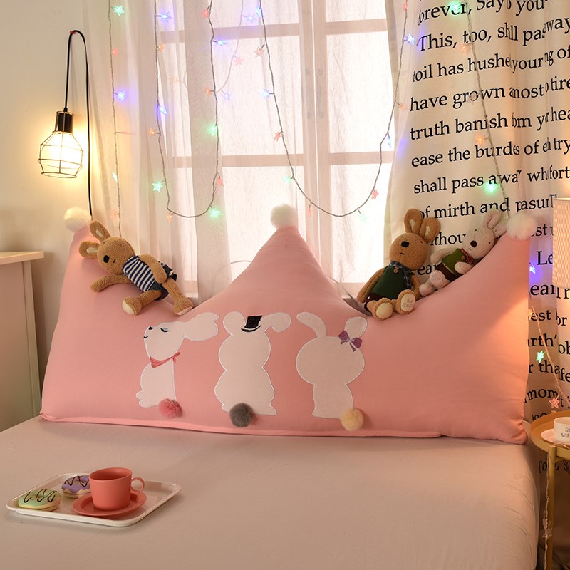 ins简约全棉靠背靠枕榻榻米软包儿童床头皇冠靠垫公主可拆洗床靠|msdalam kategori rumah Fabrik, bantal/bantal - dari Buy2taobao.com untuk memberikan perkhidmatan ejen Taobao profesional membeli