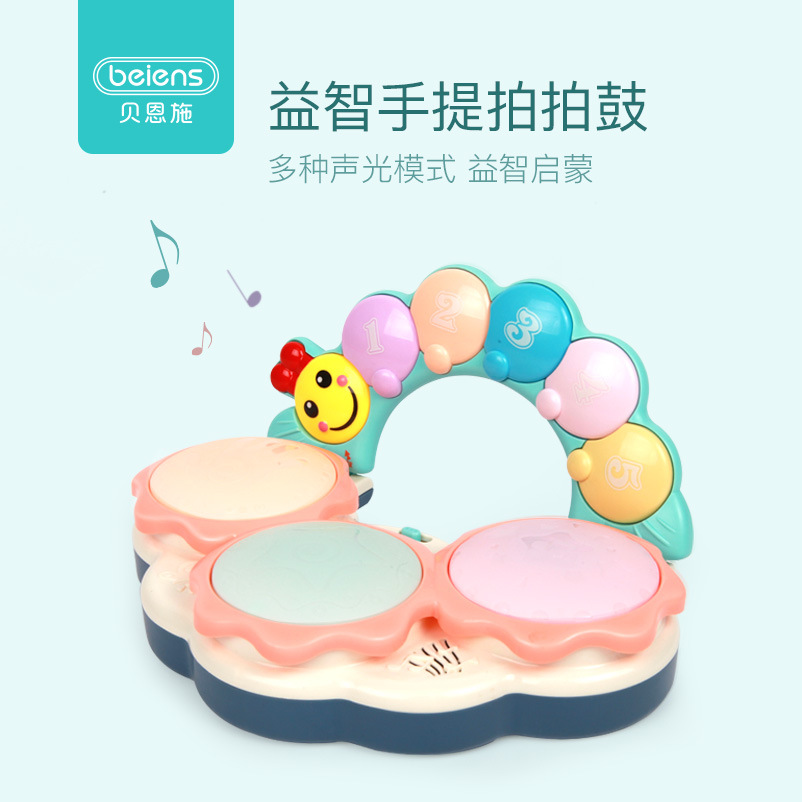 【包邮】贝恩施儿童手拍鼓玩具宝宝音乐拍拍鼓玩具婴儿摇铃手拍鼓|msdalam kategori Toy/bayi/teka-teki/blok bangunan/model, sukan luar/Leisure/Mainan tradisional, Lain mainan rekreasi luar - dari Buy2taobao.com untuk memberikan perkhidmatan ejen Taobao profesional membeli