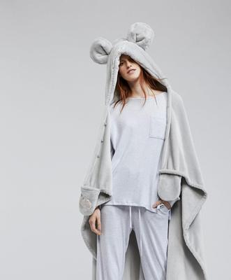 warm winter Rain Ears rabbit Plush blanket cloak keep warm Rabbit Ears Cape Blanketin the Home Daily , Thermal paste/Warmers/Warmers , Warm shawl category - from Buy2taobao.com to provide professional Taobao agent buy service