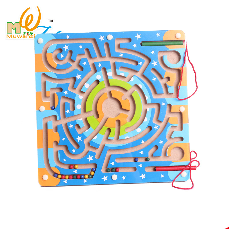 woodiness wooden Parenting game Lesson intelligence Children’s Toys baby magnetic Annulus Maze 2-3-4-5 yearin the Toy/Childs/Puzzle/Building block/Model , Unlock/Maze/Cube/Intelligence toys , Maze category - from Buy2taobao.com to provide professional Taobao agent buy service