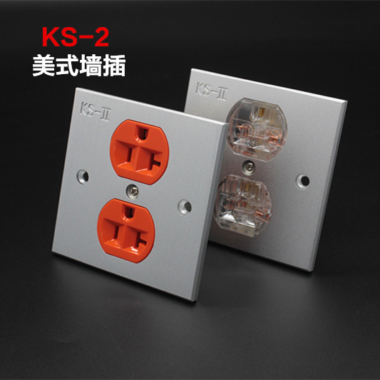 Italy KS-II hi-end Fever socket,Pure aluminum+Pure copper wall plugin the Audio appliances , Video Appliance Parts , hifi Audio Accessories , Outlet category - from Buy2taobao.com to provide professional Taobao agent buy service