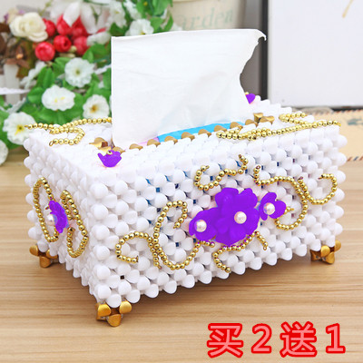 Handmade beaded Material package Tissue box diy originality European style Tissue box Acrylic beads a living room Napkin Boxin the Storage consolidation , Home Storage appliances , Storage Box , Tissue Box category - from Buy2taobao.com to provide professional Taobao agent buy service