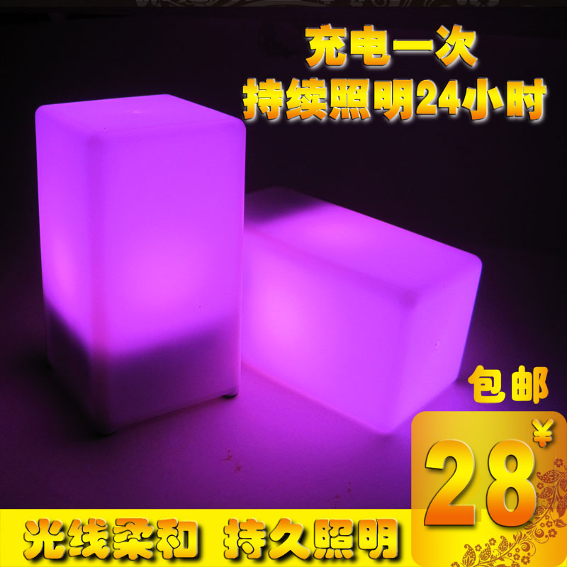 Violet light LED Can charge ESC square energy conservation baby nurse Bedside Nightlight Bar Deskin the Decoration main material , Lamps , Nightlight category - from Buy2taobao.com to provide professional Taobao agent buy service