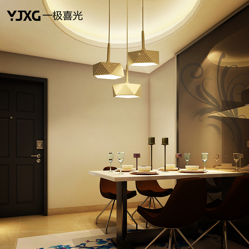 現代簡約圓形創意led三頭餐廳吊燈 北歐個性客廳燈吧台燈具燈飾在類目 家裝主材, 燈具燈飾, 吊燈中 - 來自Buy2taobao.com提供專業的淘寶代購服務