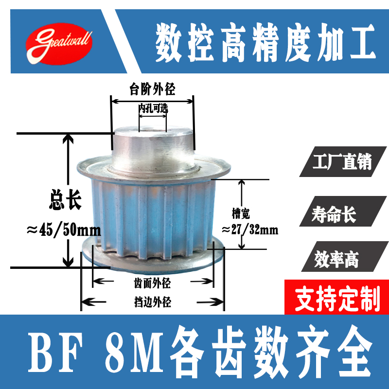 Special Offer 8M aluminium alloy Timing Pulleys gear pulley machining goods in stock Customized 8m12 tooth -35 toothin the Hardware/Tool , Mechanical Hardware , Transmission Parts , Pulley category - from Buy2taobao.com to provide professional Taobao agent buy service