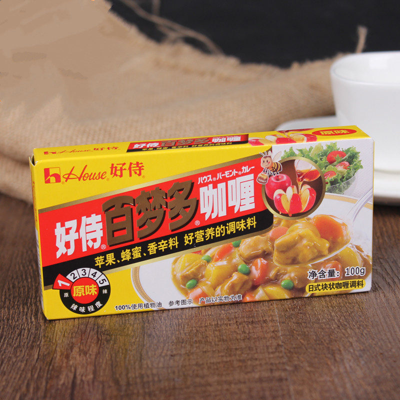 正品好侍百梦多咖喱 100g咖喱膏日本咖喱原味咖喱在类目 粮油米面/南北干货/调味品, 调味品/果酱/沙拉, 调味料, 咖喱中 - 来自Buy2taobao.com提供专业的淘宝代购服务