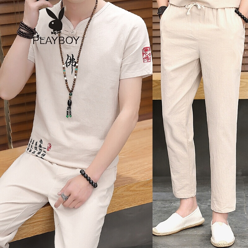 Dandy PLAYBOY Short sleeved T-shirt summer Thin section Flax suit man half sleeve T-shirtin the Outdoor/Mountaineer/Camping/Travel Goods , Outdoor clothing , Quick-drying underwear , Quick-drying T-shirt category - from Buy2taobao.com to provide professional Taobao agent buy service
