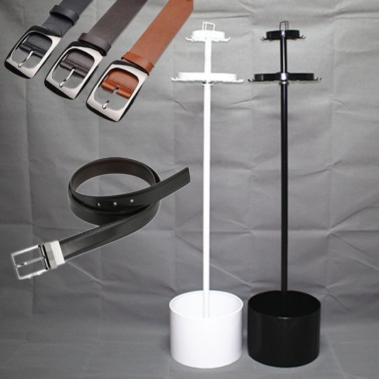 Cylinder Stainless steel Metal Belt Rack couture Leather goods Display rack Rotatable Disassemble belt Display rackin the Business/Office Furniture , Shelf/Showcase , Clothing racks category - from Buy2taobao.com to provide professional Taobao agent buy service