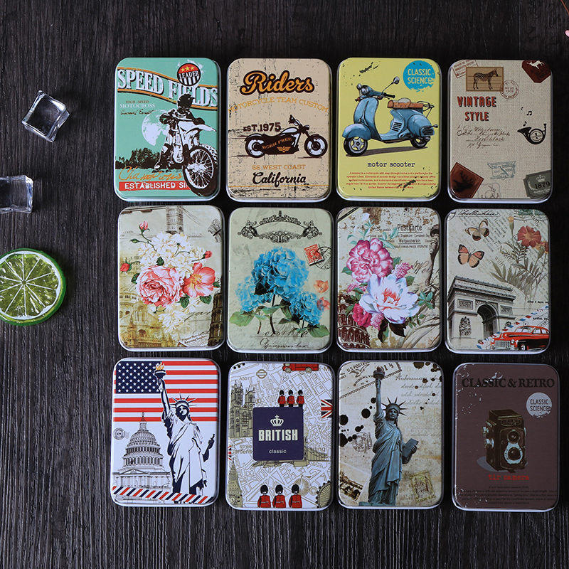 rectangle Makou Iron box Post cards Packaging box Metal Storage Word folder Bandaotiehe Hairpin rubber string Iron boxin the Storage consolidation , Home Storage appliances , Storage Box , Jewelry Box category - from Buy2taobao.com to provide professional Taobao agent buy service
