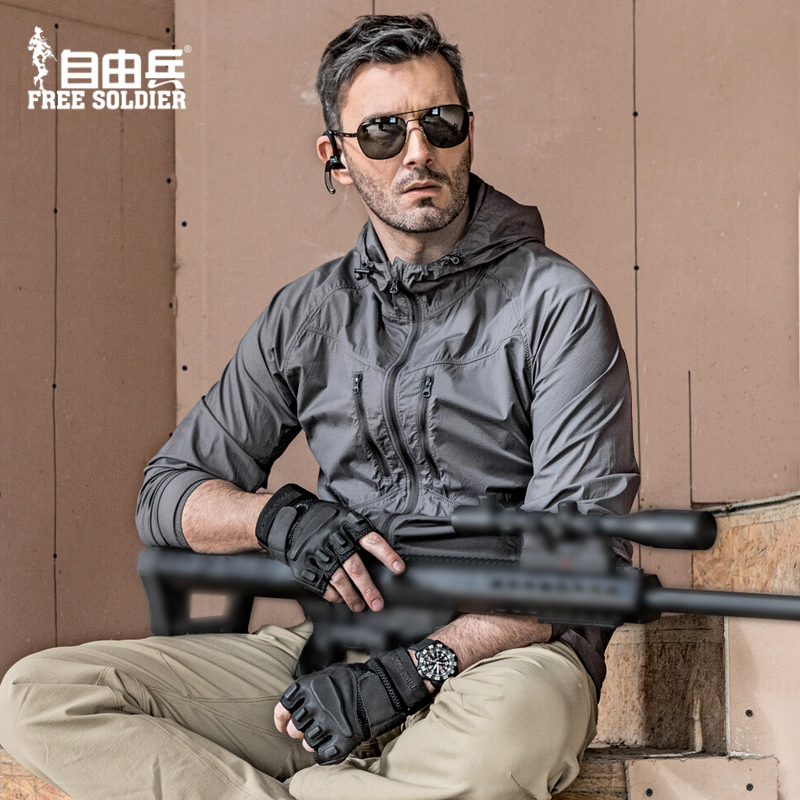 自由兵春夏新款禦風戰術皮膚衣男款防紫外線上衣透氣皮膚風衣外套在類目 戶外/登山/野營/旅行用品, 戶外服裝, 運動戶外風衣中 - 來自Buy2taobao.com提供專業的淘寶代購服務