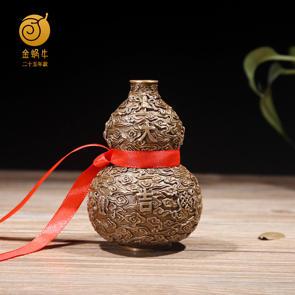金蜗牛纯铜葫芦摆件八宝大吉葫芦纯铜招财客厅摆件办公装饰品摆件在类目 家居饰品, 摆件中 - 来自Buy2taobao.com提供专业的淘宝代购服务