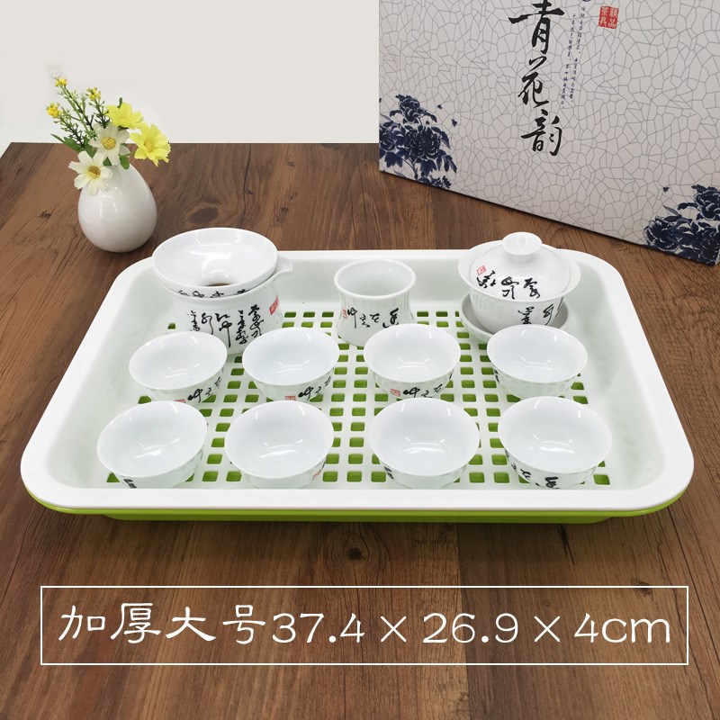 亏本包邮大号加厚双层塑料托盘滤水茶盘 沥水长方形滴水果盘在类目 餐饮具, 餐具, 果盆/果盘/果篮中 - 来自Buy2taobao.com提供专业的淘宝代购服务