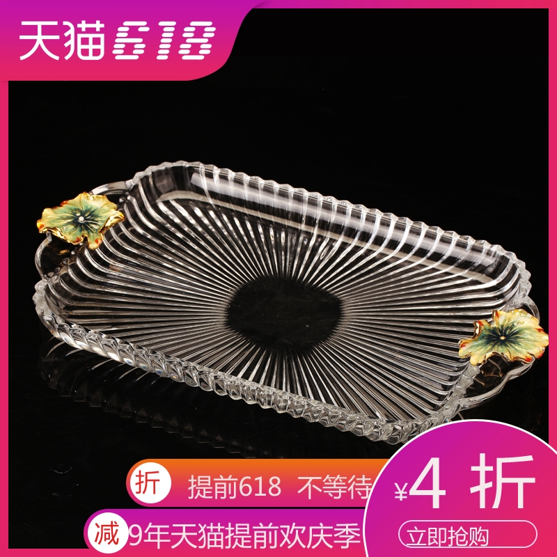 琳諾 創意琺琅彩玻璃點心幹果糕點水果盤 客廳創意家用收納整理盤在類目 家居飾品, 裝飾器皿, 果盤/果簍中 - 來自Buy2taobao.com提供專業的淘寶代購服務