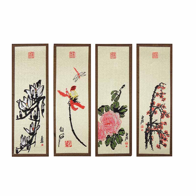 蜀錦書簽套裝蜀錦手工藝品原創設計成都尋錦處中國風特色禮品在類目 特色手工藝, 地區民間特色手工藝, 刺繡中 - 來自Buy2taobao.com提供專業的淘寶代購服務