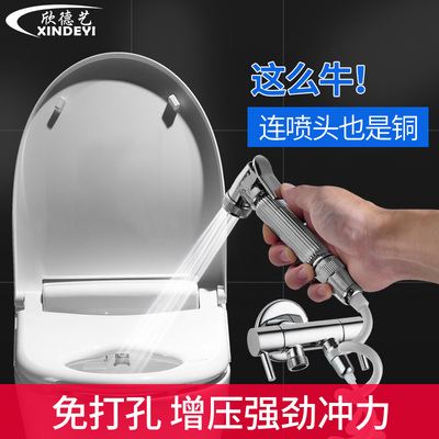 马桶伴侣冲洗器喷枪套装妇洗器洗屁股喷头厕所卫生间增压清洗神器