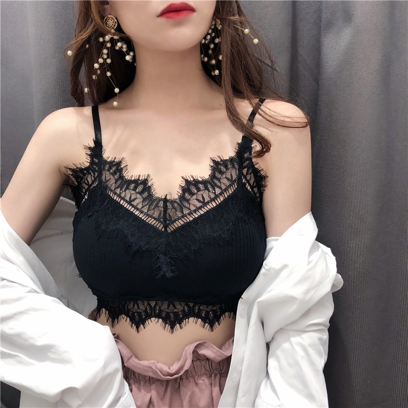 复古港味chic 性感短款蕾丝拼接显胸大吊带背心抹胸打底衫上衣女在类目 女装/女士精品, 抹胸中 - 来自Buy2taobao.com提供专业的淘宝代购服务