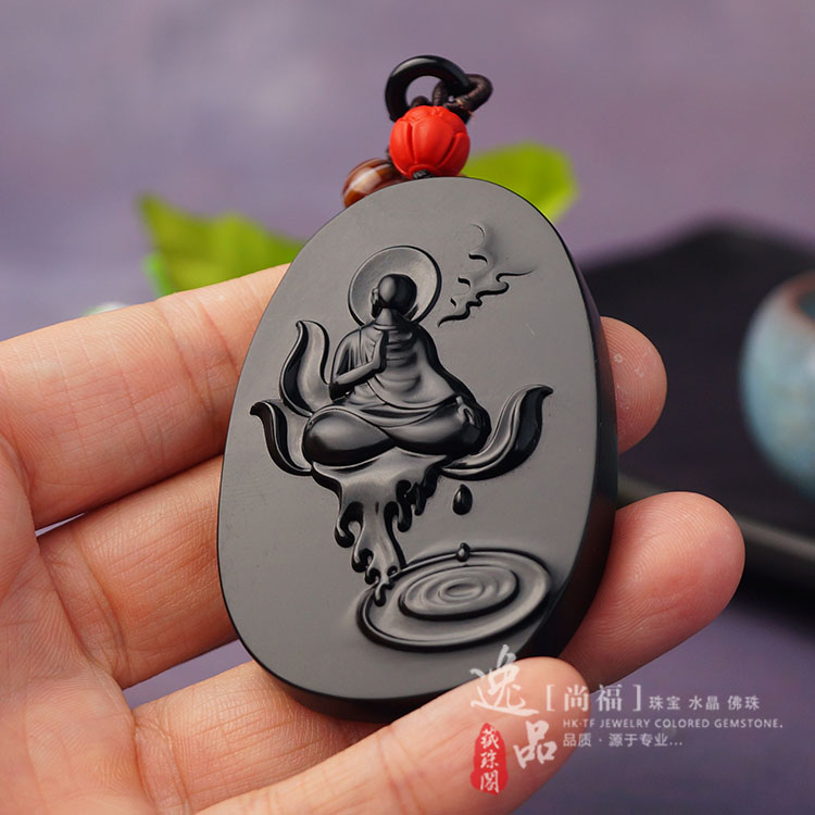 觀福全新款天然和田墨玉蘇工壹葉菩提項鏈文玩收藏禮物現貨大吊墜在類目 飾品/流行首飾/時尚飾品新, 項墜/吊墜中 - 來自Buy2taobao.com提供專業的淘寶代購服務