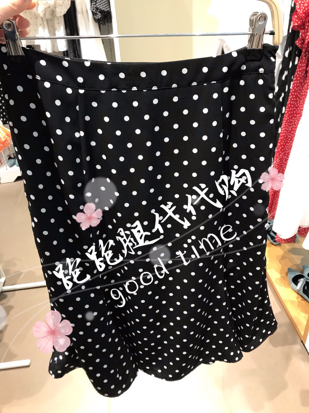 Mjstyle/topfeeling夏装19新款黑色波点鱼尾半身裙中裙619070020在类目 女装/女士精品, 半身裙中 - 来自Buy2taobao.com提供专业的淘宝代购服务