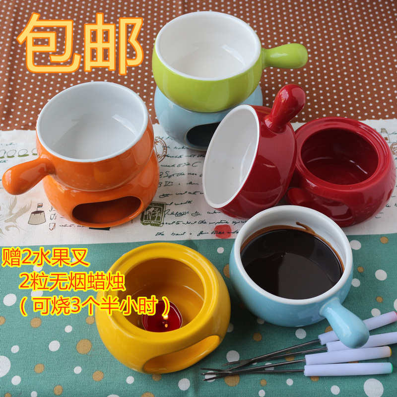 陶瓷芝士火锅冰淇淋火锅巧克力火锅炉陶瓷有柄奶酪火锅炉套装在类目 厨房/烹饪用具, 烹饪用具, 锅具/煲/烧水壶, 火锅中 - 来自Buy2taobao.com提供专业的淘宝代购服务