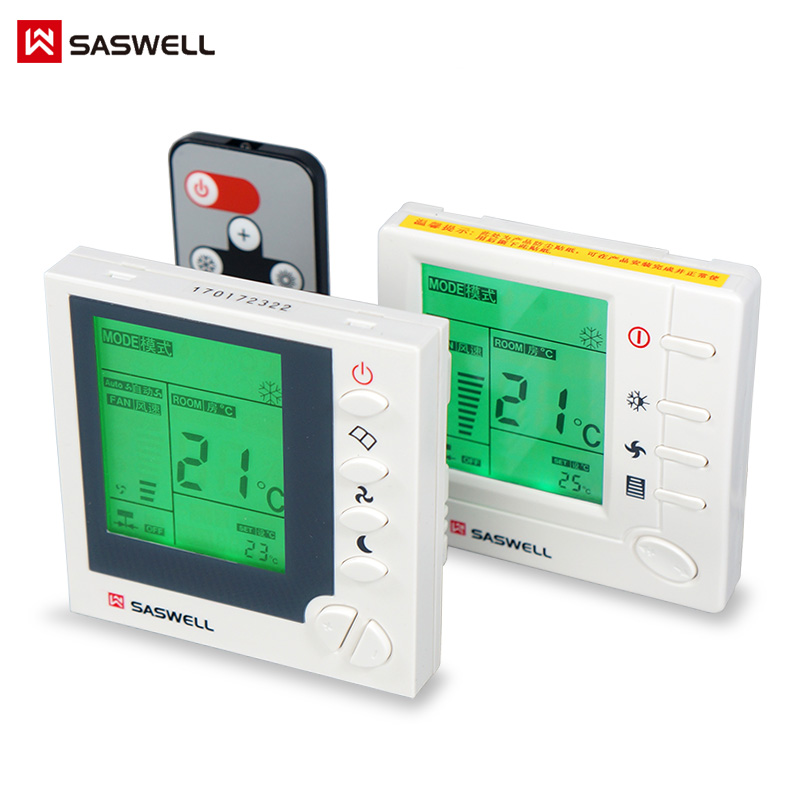 Fan coil thermostat SASWELL Sen Weier Three-speed switch Central air-conditioning Thermostat panel remote controlin the Electronic/Electrician , Smart Home System , Electrical control system , Air conditioning control panel category - from Buy2taobao.com to provide professional Taobao agent buy service