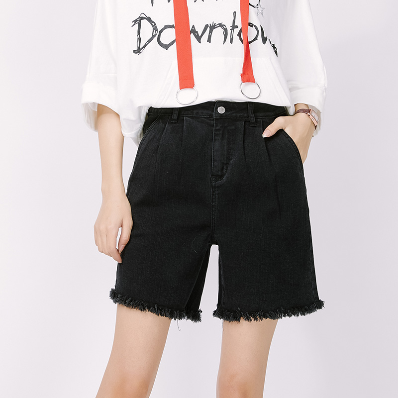 Large cowboy shorts mm200 Easy Show thin Broad leg Five point pants fat people thighin the Women's clothing/Boutique , Jeans category - from Buy2taobao.com to provide professional Taobao agent buy service
