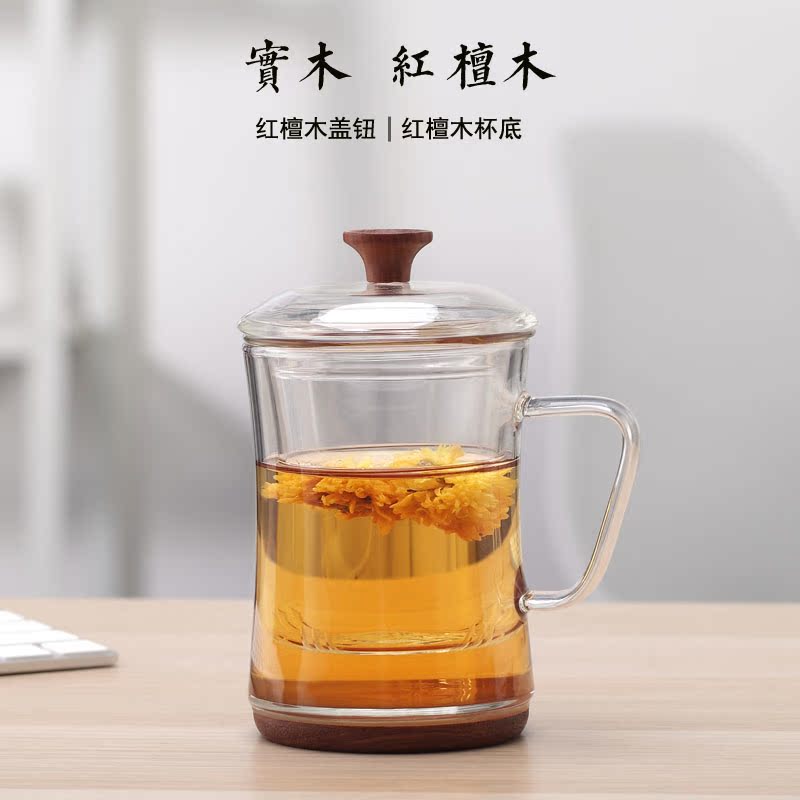 玻璃带盖过滤茶杯办公室泡茶杯子家用花茶水杯便携茶水分离马克杯|ruв категории посуда, кубок/кубок/чайник, кружка - от Buy2taobao.com для оказания профессиональной услуги покупки агента Taobao