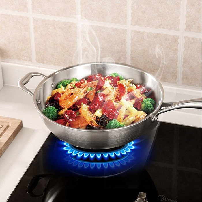FaSoLa Stainless steel wok Lampblack Frying pan coating Stick pan Electromagnetic furnace currency Wokin the Kitchen/Cooking utensils , Cooking utensils , Cookware/Pot/Kettle , Wok category - from Buy2taobao.com to provide professional Taobao agent buy service