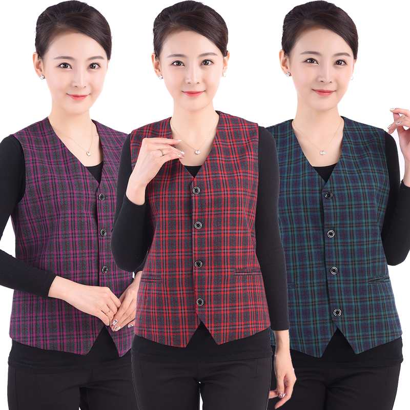 Middle-aged and elderly people spring and autumn Women's wear Sleeveless Vest have cash less than that is registered in the accounts Mom outfit Thin section Vest vest Women's wear waistcoatin the Women's clothing/Boutique , Middle-aged women category - from Buy2taobao.com to provide professional Taobao agent buy service