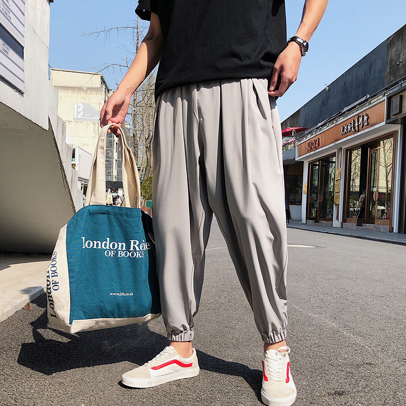 Thin section Casual pants trousers Add fertilizer XL Easy Feet Sagging pants Trend The fat summerin the Men's clothing, Casual pants category - from Buy2taobao.com to provide professional Taobao agent buy service