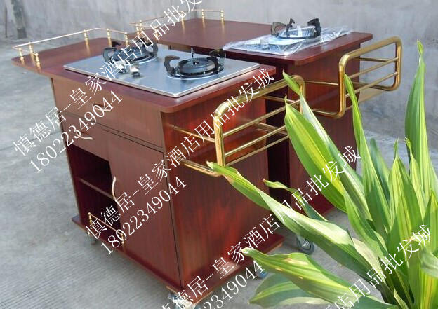hotel luxury Double head Abalone car Mobile Cook Service vehicles high-grade Cook diner Wood panel)in the Business/Office Furniture , Dining/Baking furniture , Diner category - from Buy2taobao.com to provide professional Taobao agent buy service