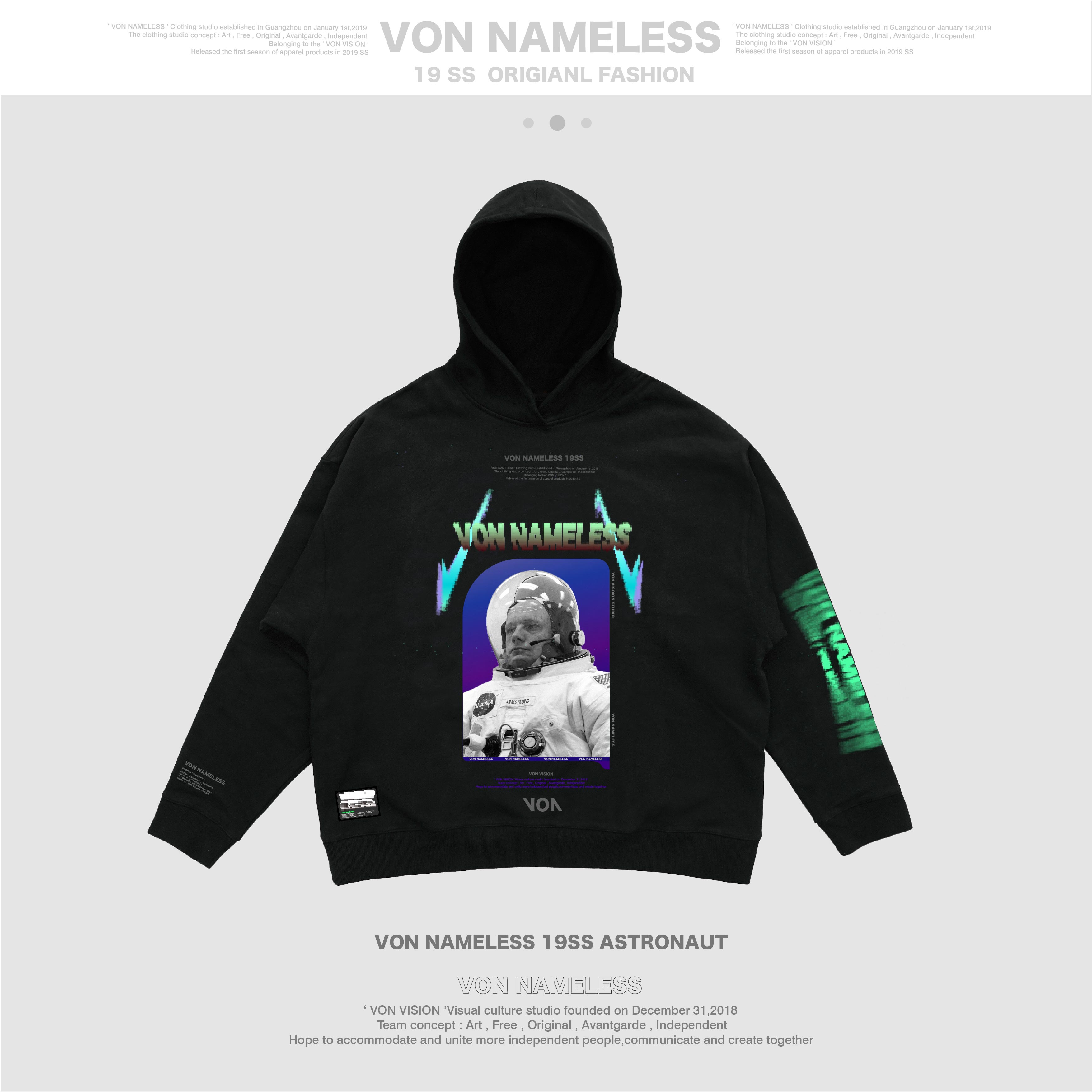 VON Studio19 SS W001 Original Astronaut Sweater Europe and America Chaopai Hip hop Easy Spring and summerin the Sports/Yoga/Fitness/Fans supplies , Dance/Aerobics/Gymnastics , Hip-hop , Hip-hop clothing category - from Buy2taobao.com to provide professional Taobao agent buy service