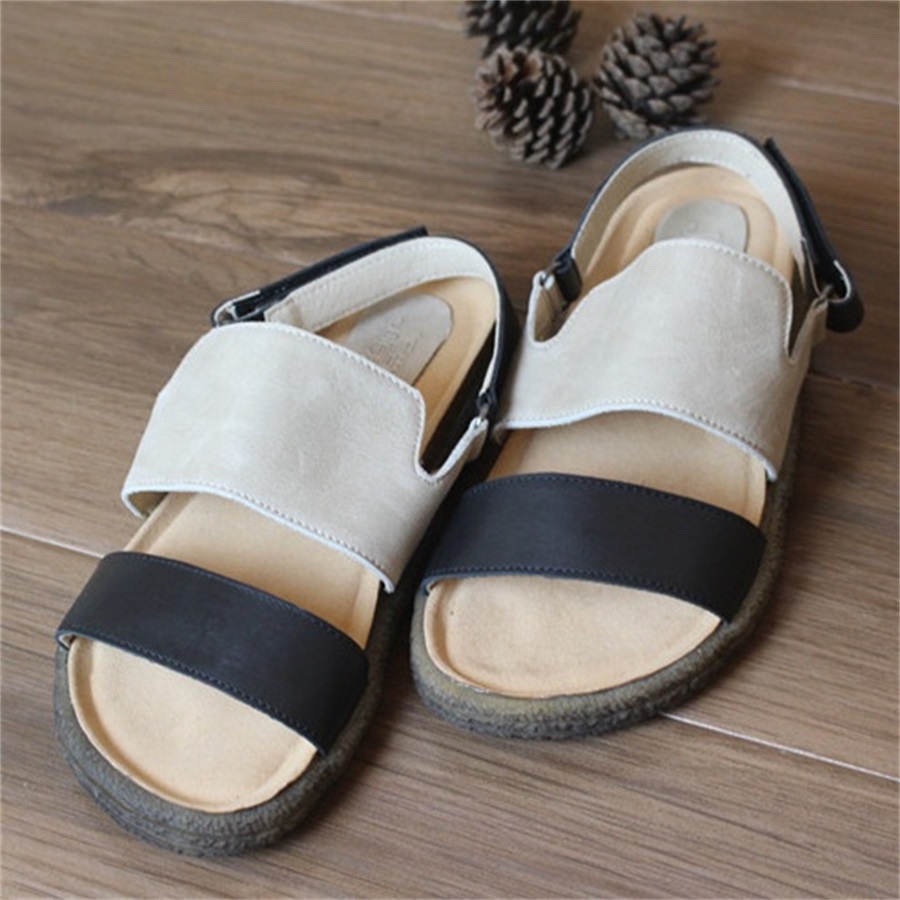 Soft leather soft sole Original manual Women's Shoes literature Mori girl cowhide Easy comfortable Flat heel Flat bottom genuine leather Sandals summerin the Women's Shoes, Sandals category - from Buy2taobao.com to provide professional Taobao agent buy service