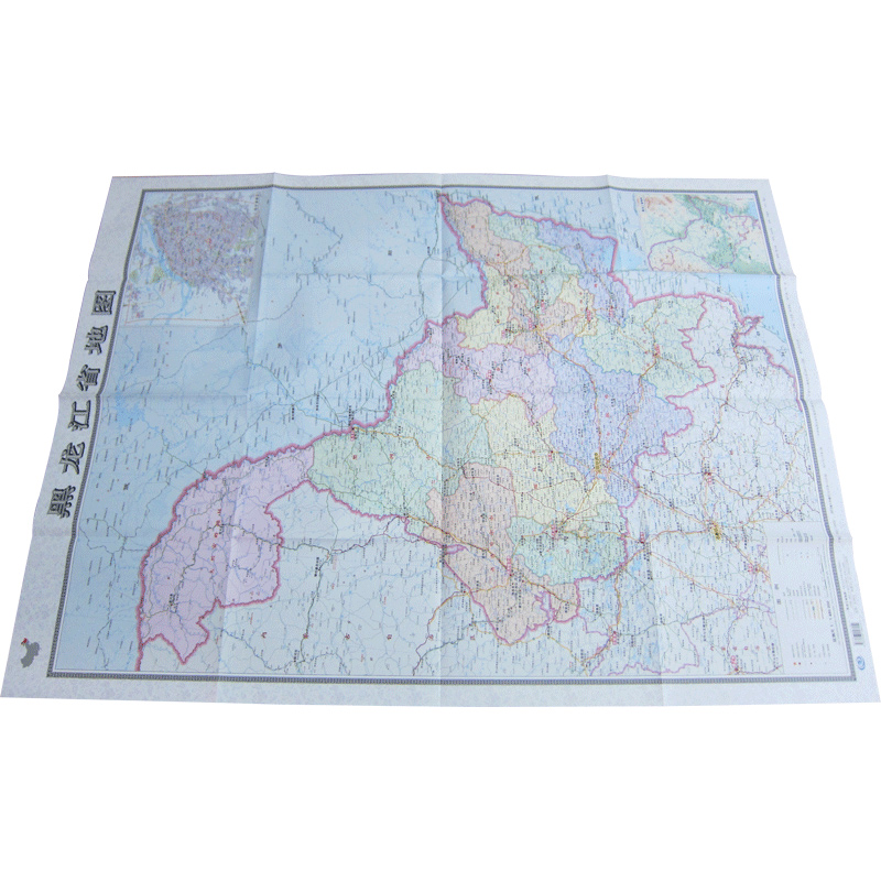 Heilongjiang Province Map Expansion 106X76 centimeter Full Provincial Maps Paper quality Administrative traffic logistics River Terrain information Informative 2019 new editionin the Books/Magazine/Newspaper , Map/Geography , Country/Regional Highlights category - from Buy2taobao.com to provide professional Taobao agent buy service
