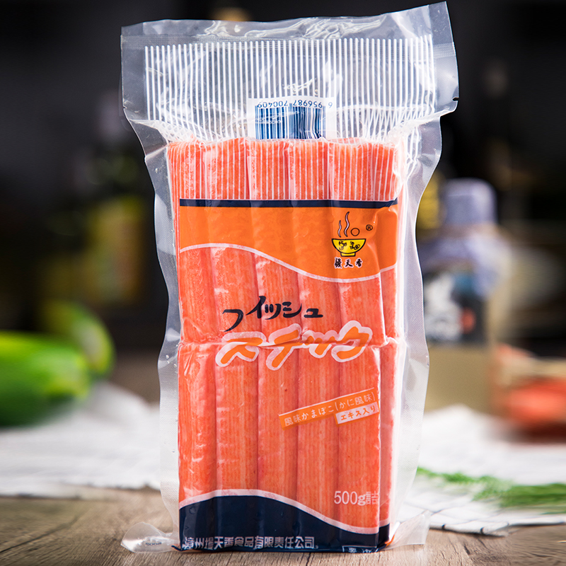 Japan food Sushi Ingredients Seasoning Hot pot ingredients Crab Crab stick Crab Seafood Hot food 500gin the Aquatic meat/Fresh fruits and vegetables/Cooked , Seafood/Aquatic/Product , Crabs , Crabs products category - from Buy2taobao.com to provide professional Taobao agent buy service