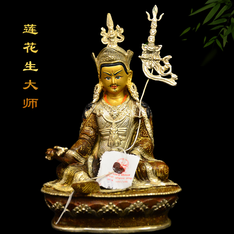 尼泊尔纯手工艺佛像7寸紫铜鎏银莲花生大师供奉摆件镇宅居家用在类目 特色手工艺, 宗教工艺品, 佛教工艺品中 - 来自Buy2taobao.com提供专业的淘宝代购服务
