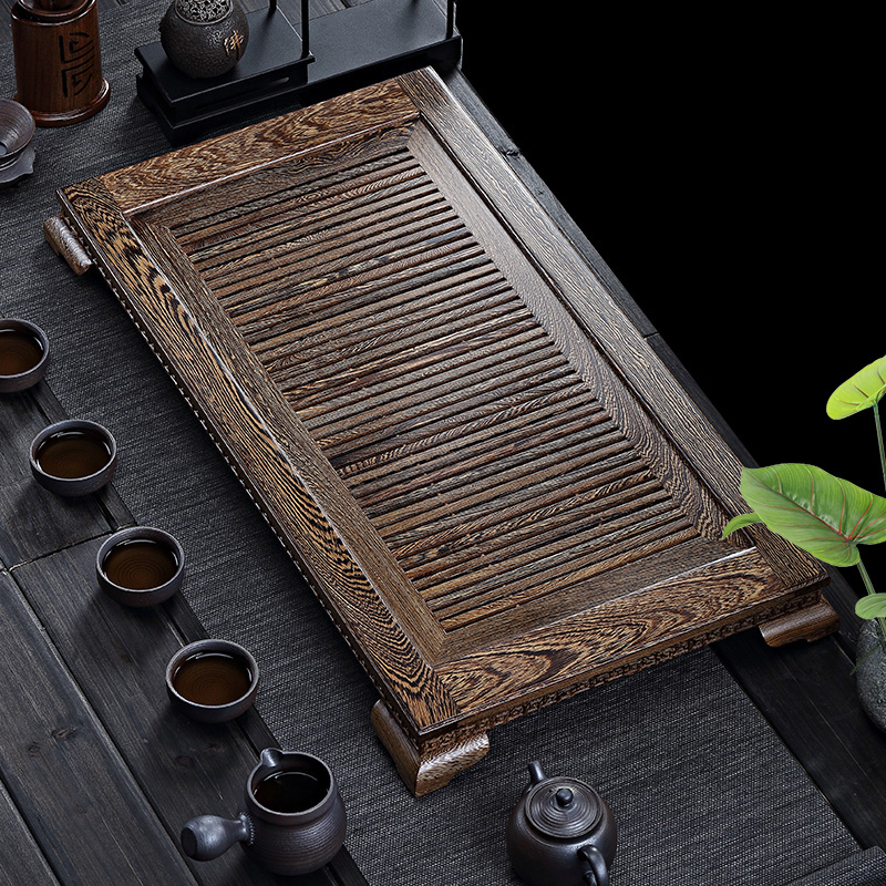 鸡翅木茶盘实木茶海功夫茶具大号排水蓄水茶托盘简雅办公木制茶台|ruв категории посуда, чайный сервиз, чайный поднос - от Buy2taobao.com для оказания профессиональной услуги покупки агента Taobao