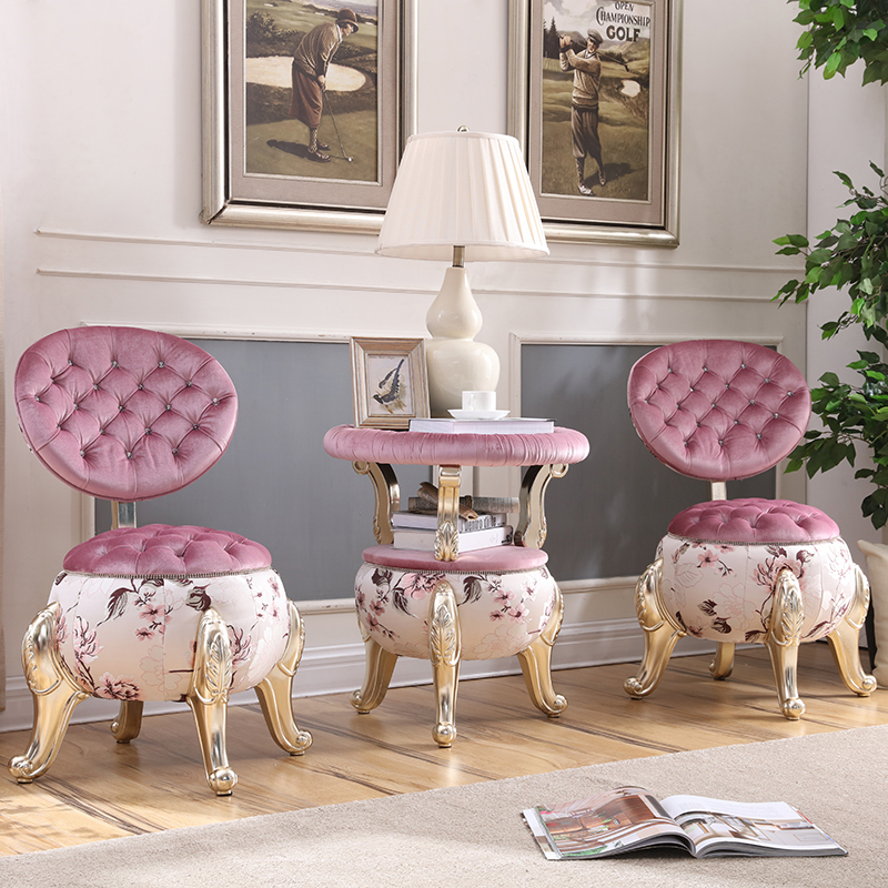 European style Sofa chairs Armchair Tables and chairs Kit balcony Tables and chairs Leisure chair tea table Three-piece Suite Shoe changing stool Fabric artin the Residential furniture , Outdoor/Patio furniture , Chairs Kit category - from Buy2taobao.com to provide professional Taobao agent buy service