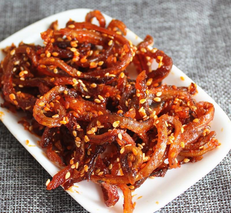 Zhejiang food Spicy eel wire Seafood snacks spicy sesame Eel wire Eel dry 160g*2 Canisterin the Snacks/Nuts/Specialty , Squid/Dried fish/Seafood ready , That fish-eating snacks category - from Buy2taobao.com to provide professional Taobao agent buy service