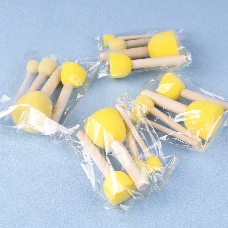 children painting Material Science Preschool painting Mushroom head manual Material Science draw tool Puzzle spongein the Toy/Childs/Puzzle/Building block/Model , Painting Supplies , Paintbrush/Brush category - from Buy2taobao.com to provide professional Taobao agent buy service