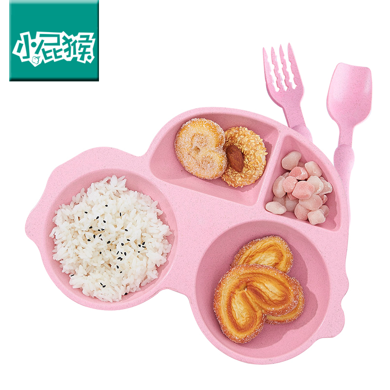 儿童餐具碗小麦秸秆宝宝餐具套装防摔防烫家用卡通创意分隔餐盘|msdalam kategori lampin/Xihu/makan/push pelarik, cawan/pinggan mangkuk/Grind/aksesori, pinggan mangkuk kanak-kanak - dari Buy2taobao.com untuk memberikan perkhidmatan ejen Taobao profesional membeli