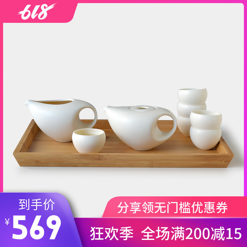 白瓷功夫茶具套裝送禮原創個性創意茶杯套現代品茗特色德化泡茶壺在類目 餐飲具, 茶具, 功夫茶具中 - 來自Buy2taobao.com提供專業的淘寶代購服務