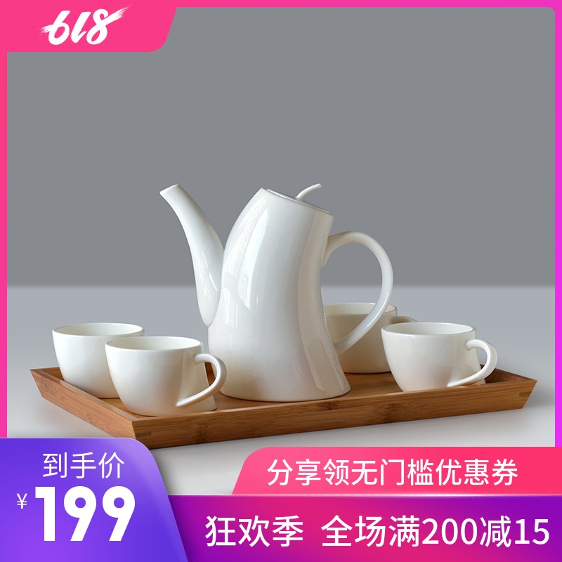 整套 陶瓷泡茶骨瓷礼盒欧式创意结婚花茶杯具 时尚简约咖啡具茶具|ruв категории посуда, чайный сервиз, набор чайный сервиз - от Buy2taobao.com для оказания профессиональной услуги покупки агента Taobao