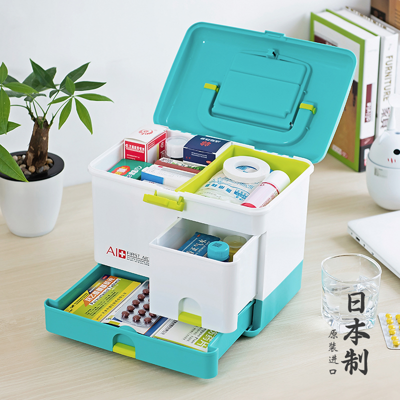 日本家用大容量医药箱多层大容量药品收纳急救箱便携家庭医疗箱子在类目 收纳整理, 家庭收纳用具, 储物箱, 医药箱中 - 来自Buy2taobao.com提供专业的淘宝代购服务