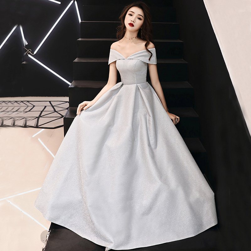 晚礼服女2018高贵修身一字肩冬长款优雅显瘦聚宴会名媛主持礼服裙|msdalam kategori Butik wanita / wanita, perkahwinan/Cheongsam/pakaian, pakaian/malam - dari Buy2taobao.com untuk memberikan perkhidmatan ejen Taobao profesional membeli