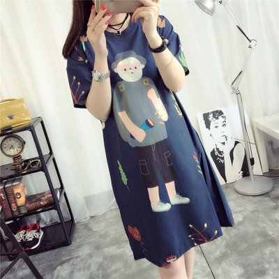 孕婦裝夏裝上衣 潮媽可愛中長款短袖T恤魚尾寬松雪紡孕婦連衣裙夏在類目 孕婦裝/孕產婦用品/營養, 孕婦裝, 連衣裙中 - 來自Buy2taobao.com提供專業的淘寶代購服務