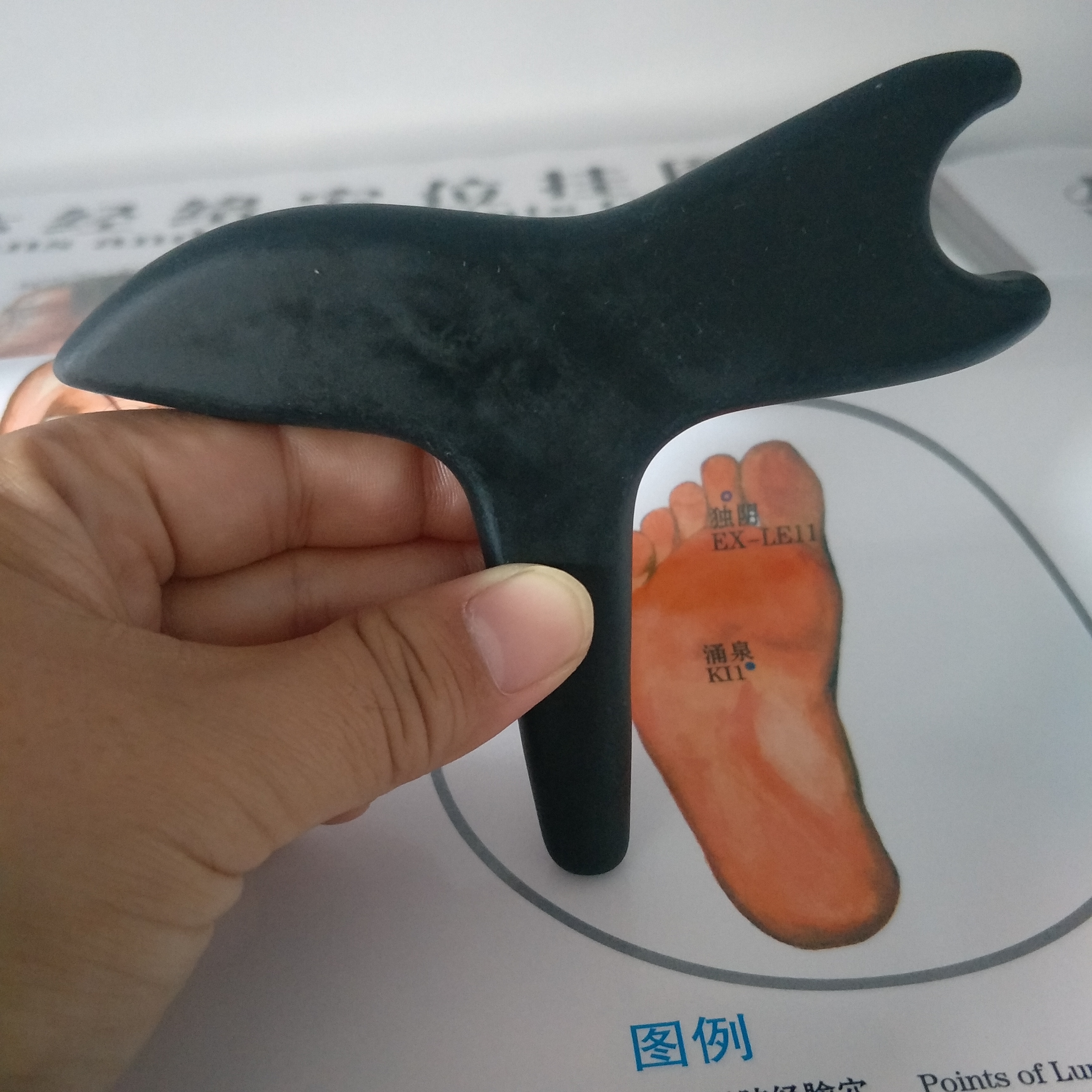 足底按摩棒锥足疗脚底点穴棒砭石穴位按摩器经络拨筋棒腿部三角雀在类目 个人护理/保健/按摩器材, 经络保健器材, 刮痧片/板中 - 来自Buy2taobao.com提供专业的淘宝代购服务