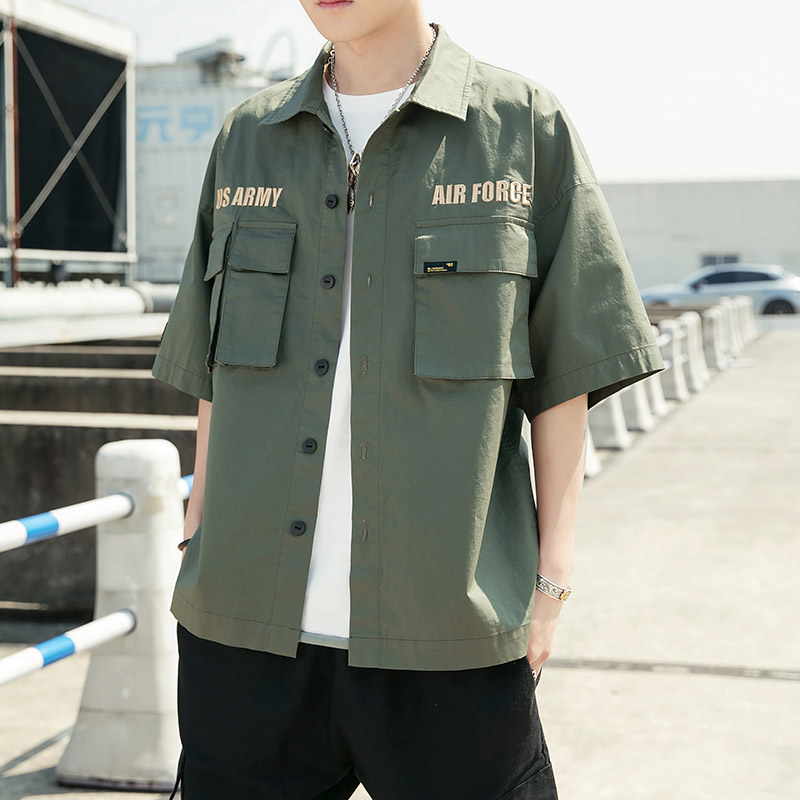 work clothes shirt Short sleeved summer 2019 new pattern Korean Edition Trend Easy Inch shirt student Versatile Summer wear shirtin the Men's clothing, Shirt category - from Buy2taobao.com to provide professional Taobao agent buy service